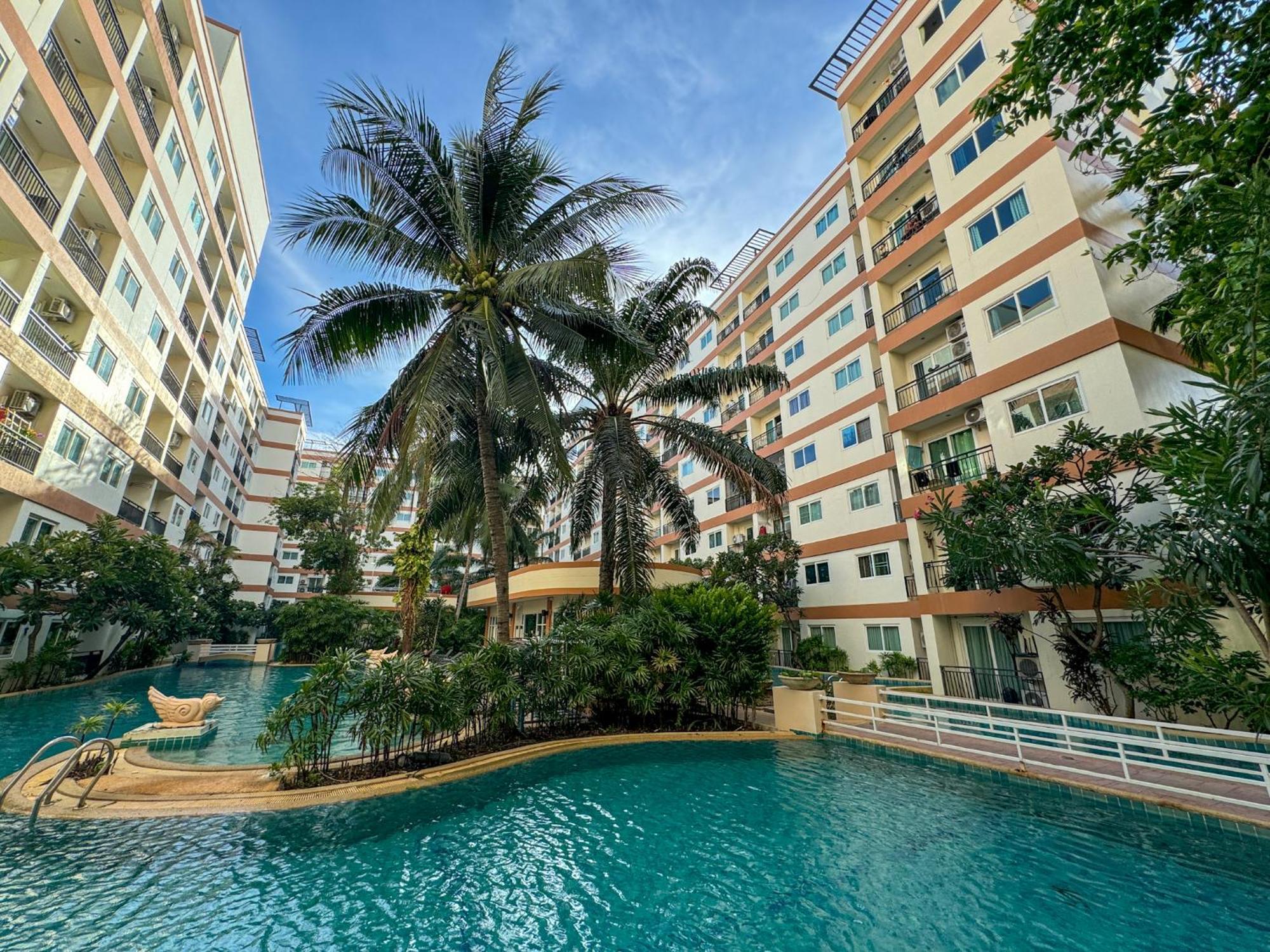 卧室直达泳池 全网最低价 到中天海滩5分钟 Jomtien Exterior foto
